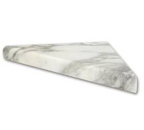 Flxcsb15cg Flexstone 2x 15 Inch Corner Shower Shelf Calcutta Gold Niche