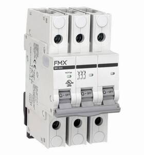 Mcb4-l2d-3p-d2 Fmx Ul489 Mini Circuit Breaker 3-pole 2a Safety Switch