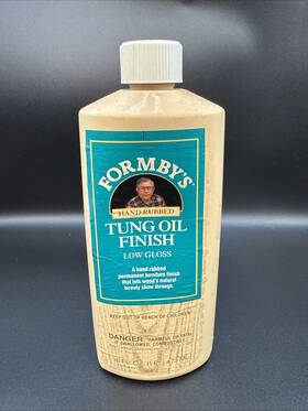 Formbys 032053300646 Formby S Furniture Low Gloss Tung Oil Finish 16 Oz Bottle Vintage Full