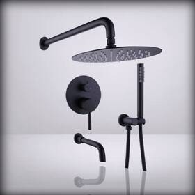 Rb1109 Foshan Rbrohant Import And Export Co. Ltd. Shower - For System With Tub Spout Handheld Matte Black Bathtub Showe