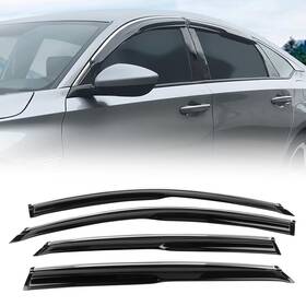 Wdm-ha184-ch Freemotor802 Amz Tape-on Window Visors Sun Rain Guards Fit For 2018-2025 Honda A
