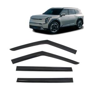 Wdm-kev924 Freemotor802 Fm Tape-on Window Visors Compatible With 2024-2026 Kia Ev9 Side Wi