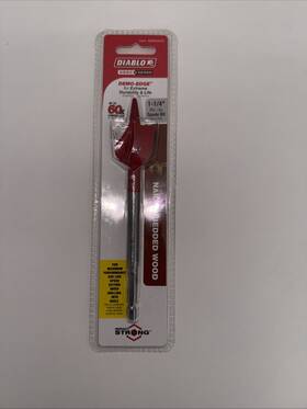 Dspd4070 Freud America Inc Diablo Demo Demon 1 1/4 Inch X 6 L High Carbon Steel Spade Bit Pk #dspd4070