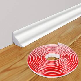 Men-frienda-1799 Frienda 16.4 Ft X 1/2 Inch Peel And Stick Baseboard White