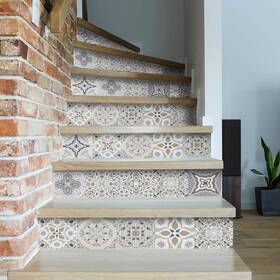 Funlife B08y7112tl 14 Strips Stair Riser Stickers Peel And Stick Self Adhesive Vinyl