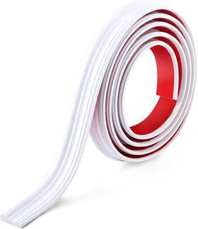Gaahing 718387839556 Peel And Stick Wall Molding Trim Chair Rail 9.8 Ft X 1.6 In White