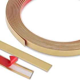 Gaahing 751363890721 Flexible Molding And Floor Trim Peel Stick 5m X 1cm Matte Gold