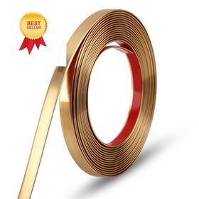 P-lsj-1.3 Gaahing 196.8 Inch X 0.5 Brushed Gold Molding And W L