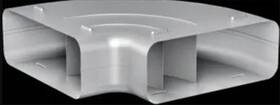 Ad854032 Gaggenau Flat Duct Adapter Round 90 Dn 150 / Metal New