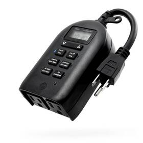 Ge 030878816380 My Touch Smart Simple Plug-in Dual Digital Outdoor Timer