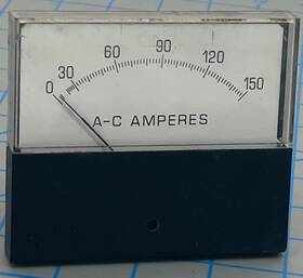 50-251339lszz1 General Electric 0-150 Amperes Panel Meter
