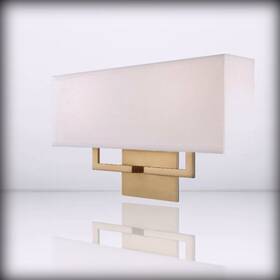 P472-248 George Kovacs 2 Light Wall Sconce Honey Gold 16 Inch