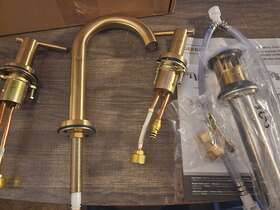 D303658bb Gerber Plumbing - Parma Widespread Lavatory Faucet With Metal Touch Down Drain