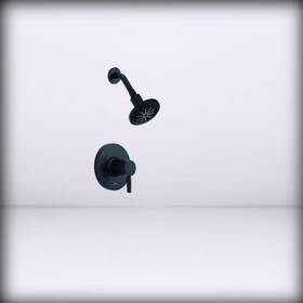 D501530bstc Gerber Plumbing Amalfi Shower Trim Kit And Treysta Cartridge Satin Black