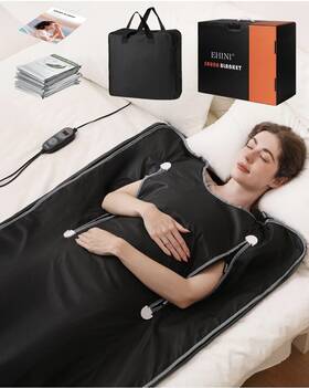 X1-mix Ggtt Infrared Sauna Blanket-sauna Blanket For Home Use Portable Design Black