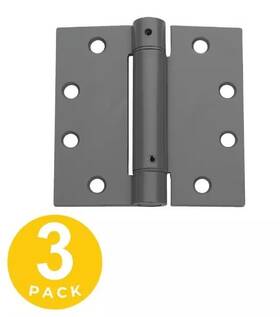 Cps4545-usp-3 Global Door Controls 4.5 Inch X Full Mortise Spring Squared Hinge-set Of 3