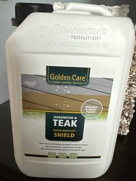 Gt105 Golden Care 780659001152 Teak Shield 101 Fl Oz 3 Ltrs Water-based Invisible Wood Impregnator