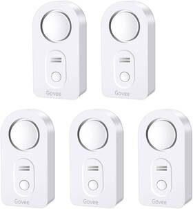 Gt14252 Govee Water Detector Sensor 5 Pack Model H5054 White Drip Leak Detection New Nib