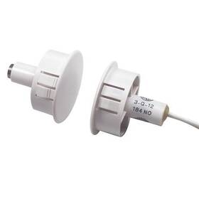 184oc-12-w Gri 1 Inch Recessed Steel Door Switch Standard Gap Closed Loop White