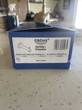 13275001 Grohe - Concetto Bathtub Faucet Tub Spout With Show Starlight Chrome .5