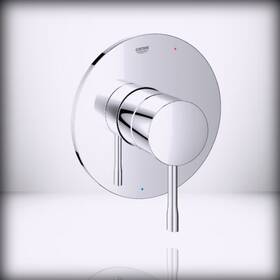 14472000 Grohe - Essence Shower Valve Trim Kit With Pressure Ba Starlight Chrome