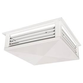 Df-18p Gsm New Gsw 18x18x6 Drop Ceiling Diffuser Powder Coated Metal White Free Ship