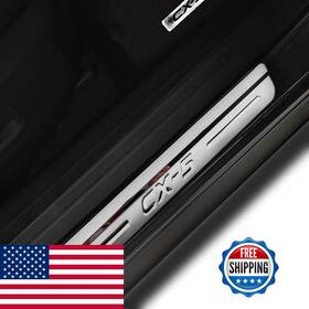 B09vpkbyyc Gzbftdh Chrome Door Sill Protector For Mazda Cx5 Cx-5 2024 2023 2022 2021 2017
