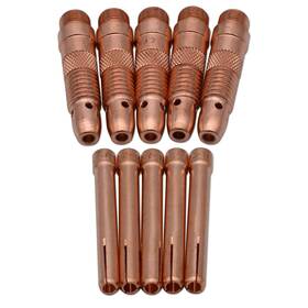 10n25-10n28 Gztigweld 10pcs Collet Body 10n28 1/8 Inch And 10n25 Consumables Kit For Tig