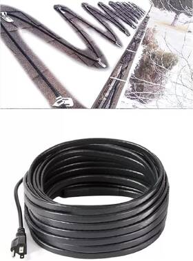 Dik140 H&g Lifestyles Roof Heat Cable Snow De-icing Kit Self-regulating 140ft