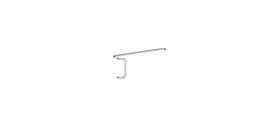 Hager 001750 157d 33 Inch X 10 Us32d 2gdr Lh Satin Stainless Steel