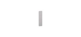 059304 Hager A40r 3-1/2 Inch X 15 Round Corner Push Plate Satin Stainless Steel Finish