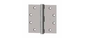 060319 Hager 4-1/2 Inch X 4 Full Mortise Standard Weight Ball Bearing Hinge Satin Chrome Finish 060319 Hager 4-1/2 Inch X 4 Full Mortise Standard Weight Ball Bearing Hinge Satin Chrome Finish