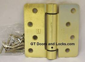 426r Hager 1251 Hinges Self Closing 4.5 X Square Corner Us4 Satin Brass