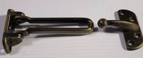 1412-aba Hager Flip Door Guard Rustic Finish