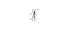 750s-n-36-mil Hager Door Bottom Sweep