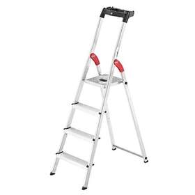 8160 Hailo 007126007551 407 L60 Dl Safety Steps 4 Step Certified 150 Kg Aluminium
