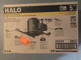 E51cat Halo Lot Of 6 5 Inch Aluminum Recessed Lighting New Construction Air Tite