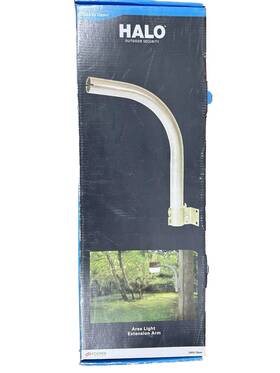 Ea21 Halo Ea24 Area Light Extension Arm Silver Outdoor Mounting Bracket Kit