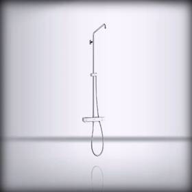 26067001 Hansgrohe Croma - E Sliding Height Adjust Build Your Own Systemshowerpipe Chrome