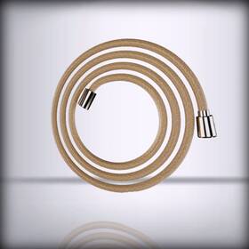 28230990 Hansgrohe - Designflex Textile Polished Gold Optic Handshower H 80 Inch