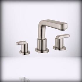 31438821 Hansgrohe Metris - S For Modern 2-handle 14-inch Wide Roman T Brushed Nickel