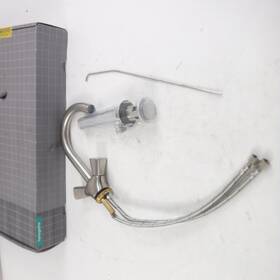 71222821 Hansgrohe Logis 2 Handle Single Hole Kitchen Faucet Brushed Nickel