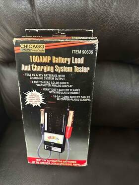 Harbor Freight / Chicago Electric Power Tools 792363906364 100 Amp Battery Load And Charging System Tester #90636
