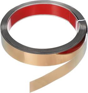 250120 Harfington Metal Wall Trim 13.1ft X 0.98 Inch Peel And Rose Gold