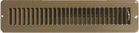 Hbw 963063153662 Rv And Home Brown Stamped Steel Floor Diffuser/register With Damper 14 Inch X 2