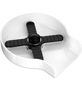 Hgn-gr-001w Hgn Glass Rinser For Kitchen Sinks Metal Washer Sink Cup White C3