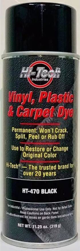 Hi-tech Industries 5674 Hi-tech Ht-470 Vinyl Plastic And Carpet Dye Black