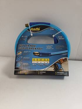 Amfl1225e Highline Warren Llc Amflo 25 Ft. L X 1/4 Inch D Polyurethane Air Hose 300 Psi Blue