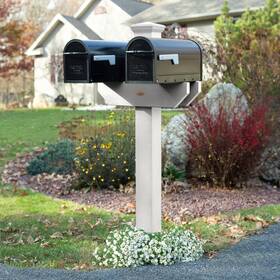 Highwood 196771050082 Hazelton Double-sided Mailbox Post