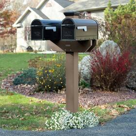 Highwood 196771055230 Hazelton Double-sided Mailbox Post